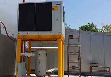 Instalatie de climatizare achizitionata cu fonduri europene